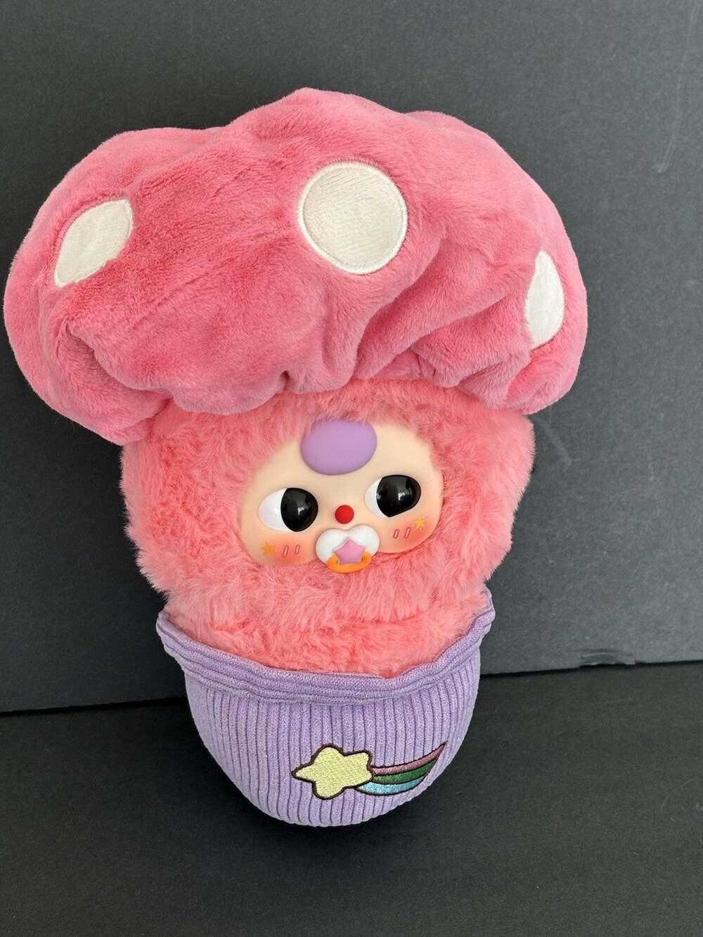 Baby Three A Small Flower Series Plush Pink A Pot of Little Flower 10” Preowned